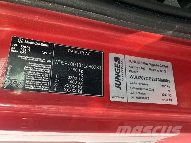 Mercedes-Benz Atego 816 Fast kasse