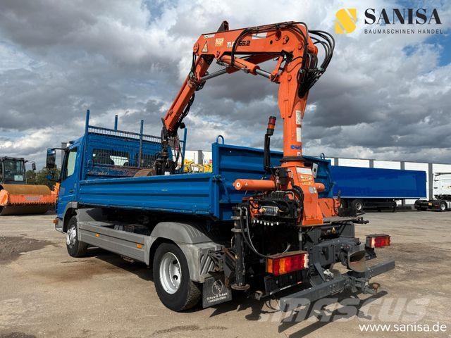 Mercedes-Benz Atego 818/918/MEILLER 3.S-Kipper/TEREX 65.2-A2L Bañeras basculantes usadas