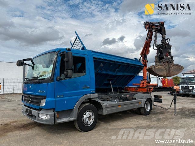 Mercedes-Benz Atego 818/918/MEILLER 3.S-Kipper/TEREX 65.2-A2L Bañeras basculantes usadas