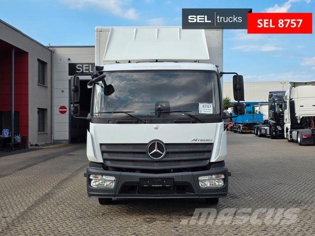 Mercedes-Benz Atego 818 | 3 Sitzen | Ladebordwand هيكل صندوقي