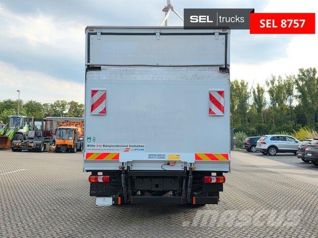 Mercedes-Benz Atego 818 | 3 Sitzen | Ladebordwand هيكل صندوقي