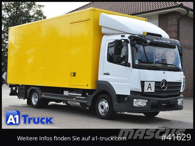 Mercedes-Benz Atego 818 L, Koffer, Automatik, , Seitentür Gesloten opbouw