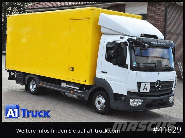 Mercedes-Benz Atego 818 L, Koffer, Automatik, , Seitentür Gesloten opbouw