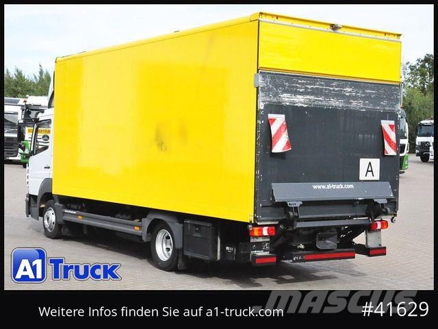 Mercedes-Benz Atego 818 L, Koffer, Automatik, , Seitentür Gesloten opbouw