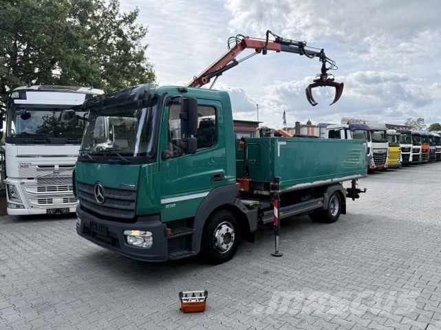 Mercedes-Benz Atego 818 L Kran Atlas 35.2 A2 Vlakke laadvloer met kraan