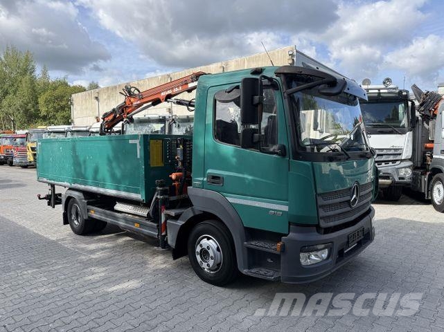 Mercedes-Benz Atego 818 L Kran Atlas 35.2 A2 Vlakke laadvloer met kraan