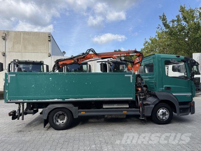 Mercedes-Benz Atego 818 L Kran Atlas 35.2 A2 Vlakke laadvloer met kraan