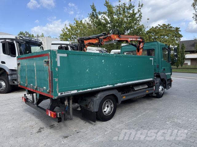 Mercedes-Benz Atego 818 L Kran Atlas 35.2 A2 Vlakke laadvloer met kraan