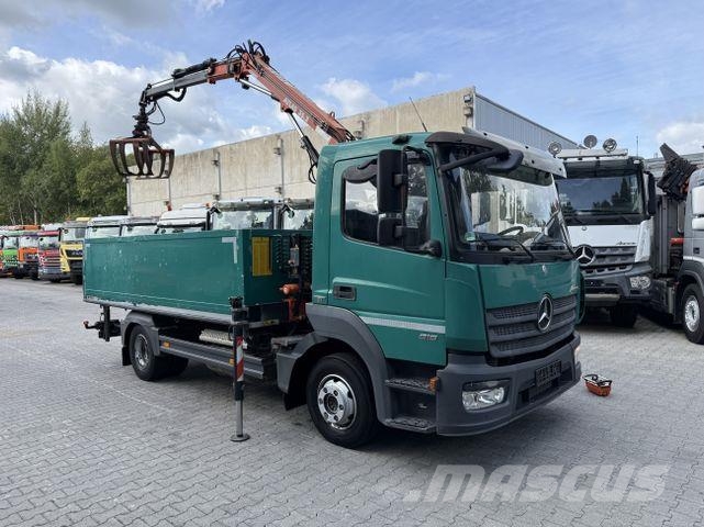 Mercedes-Benz Atego 818 L Kran Atlas 35.2 A2 Tovornjaki s kesonom/platojem