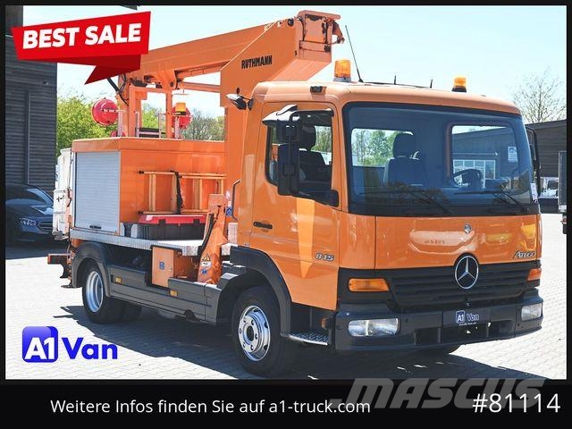 Mercedes-Benz Atego 815 Hubarbeitsbühne Ruthmann TK145, Klima Truck mounted platforms