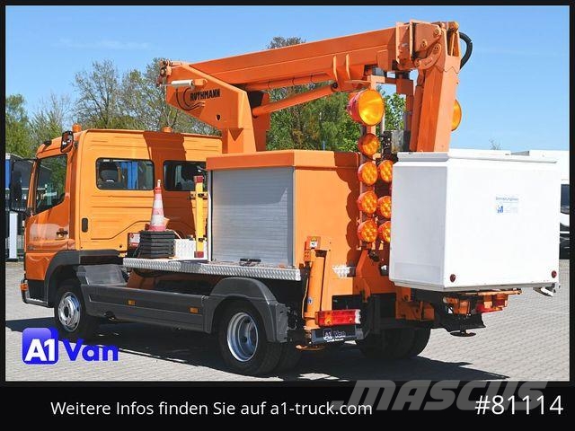 Mercedes-Benz Atego 815 Hubarbeitsbühne Ruthmann TK145, Klima Truck mounted platforms
