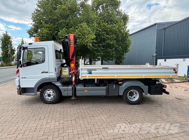 Mercedes-Benz ATEGO 818 - Kipper - Kran - 117 TKm - EURO5 Camiones grúa