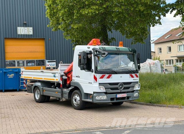 Mercedes-Benz ATEGO 818 - Kipper - Kran - 117 TKm - EURO5 Camiones grúa