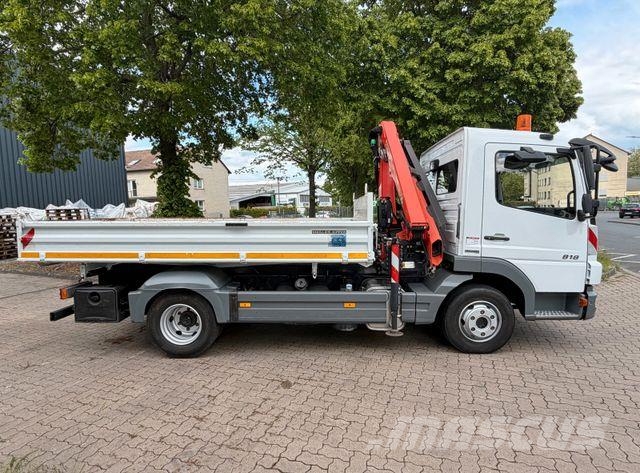 Mercedes-Benz ATEGO 818 - Kipper - Kran - 117 TKm - EURO5 Camiones grúa