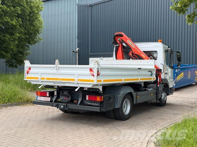 Mercedes-Benz ATEGO 818 - Kipper - Kran - 117 TKm - EURO5 Camiones grúa