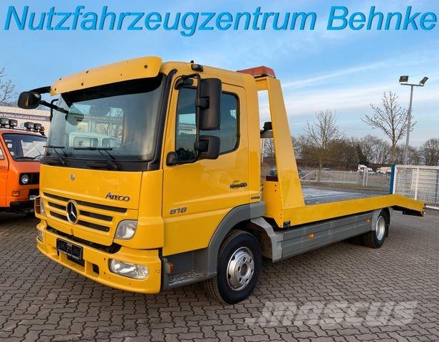 Mercedes-Benz Atego 818 L Techau/ Winde/ AC/ AHK/ NL 2.6t/ E5 Camiones portacoches