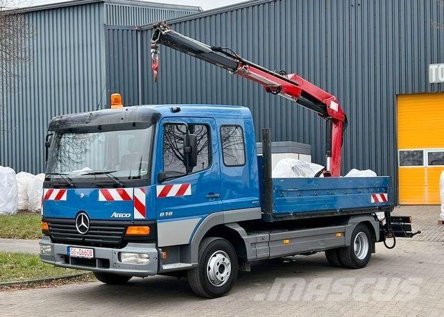 Mercedes-Benz ATEGO 818 - Pritsche - Kran - 137 TKm Camiones grúa