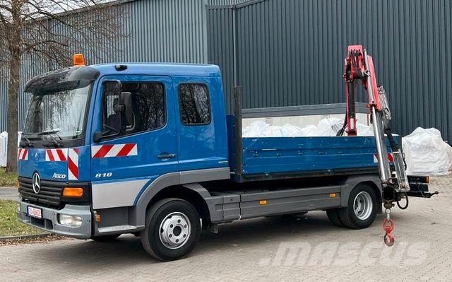 Mercedes-Benz ATEGO 818 - Pritsche - Kran - 137 TKm Camiones grúa