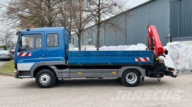 Mercedes-Benz ATEGO 818 - Pritsche - Kran - 137 TKm Camiones grúa