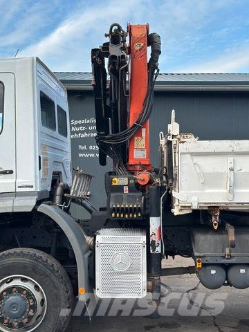 Mercedes-Benz Axor 1824 4x4 EU5 DSK, Palfinger PK9501 LK 6m³ Tipper trucks