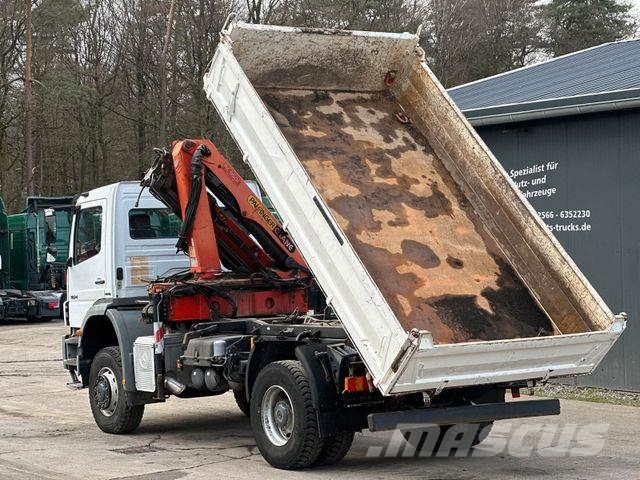 Mercedes-Benz Axor 1824 4x4 EU5 DSK, Palfinger PK9501 LK 6m³ Tipper trucks