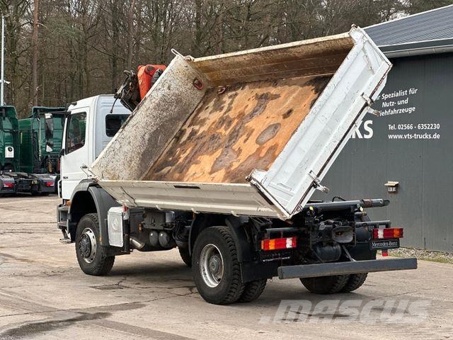 Mercedes-Benz Axor 1824 4x4 EU5 DSK, Palfinger PK9501 LK 6m³ Tipper trucks