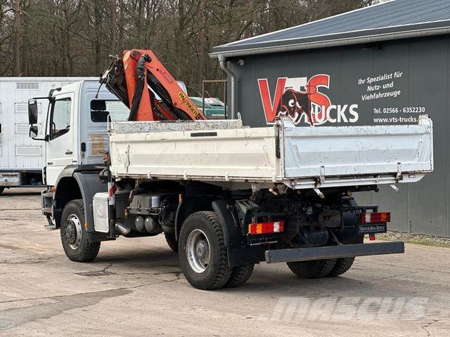 Mercedes-Benz Axor 1824 4x4 EU5 DSK, Palfinger PK9501 LK 6m³ Tipper trucks