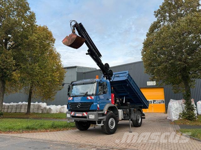 Mercedes-Benz AXOR 1829 - 4x4 - 172 TKm - Kran Hiab 099ES-5 Kranwagen