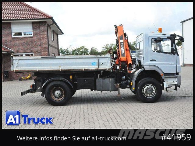 Mercedes-Benz Axor 1833, 4x4, Kran 3 Seiten Kipper, Funk Tovornjaki z žerjavom