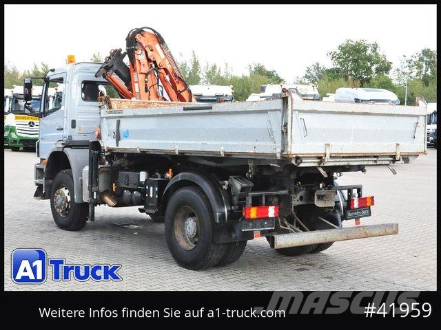 Mercedes-Benz Axor 1833, 4x4, Kran 3 Seiten Kipper, Funk Tovornjaki z žerjavom