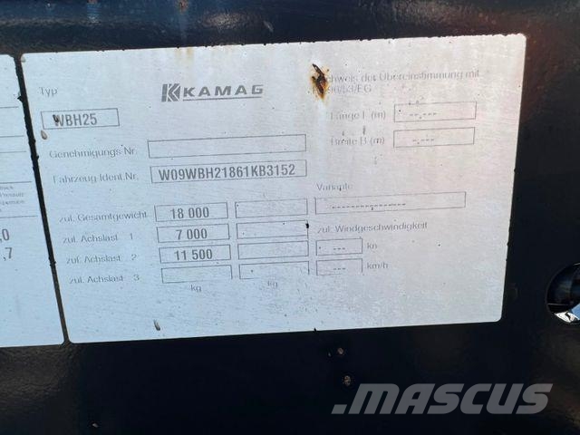 Mercedes-Benz KAMAG-Wiesel/Umsetzer-BDF+Auflieger+AHK/TÜV/SZM Kamioni-šasije