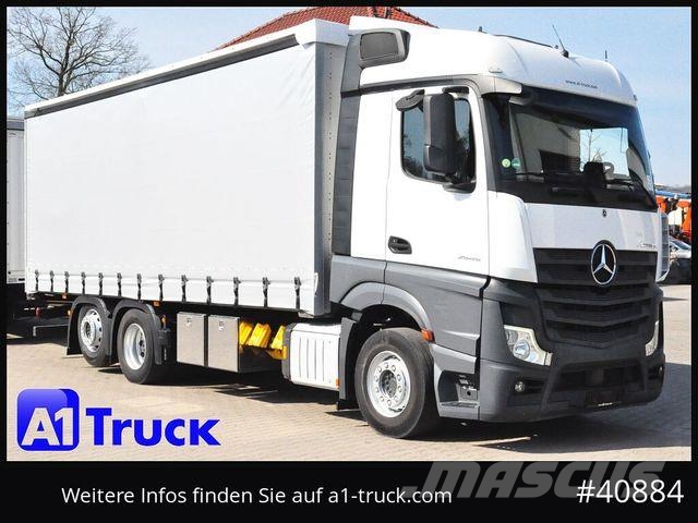 Mercedes-Benz MB 2545 LL, Retarder Navi Lenkachse, Nákladné vozidlá s bočnou zhrnovacou plachtou