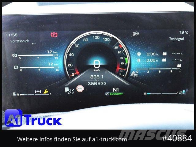 Mercedes-Benz MB 2545 LL, Retarder Navi Lenkachse, Nákladné vozidlá s bočnou zhrnovacou plachtou