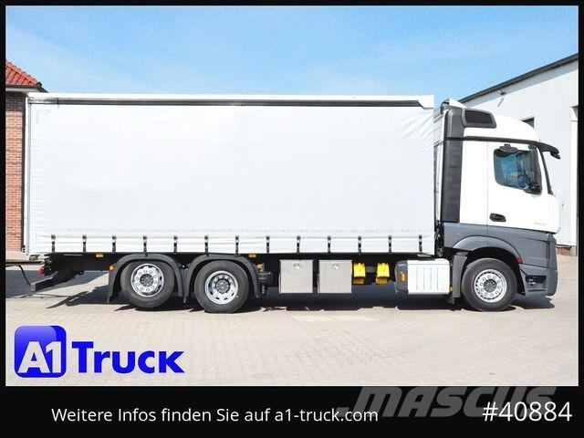 Mercedes-Benz MB 2545 LL, Retarder Navi Lenkachse, Nákladné vozidlá s bočnou zhrnovacou plachtou