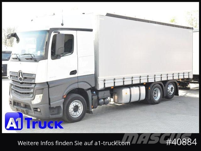 Mercedes-Benz MB 2545 LL, Retarder Navi Lenkachse, Nákladné vozidlá s bočnou zhrnovacou plachtou