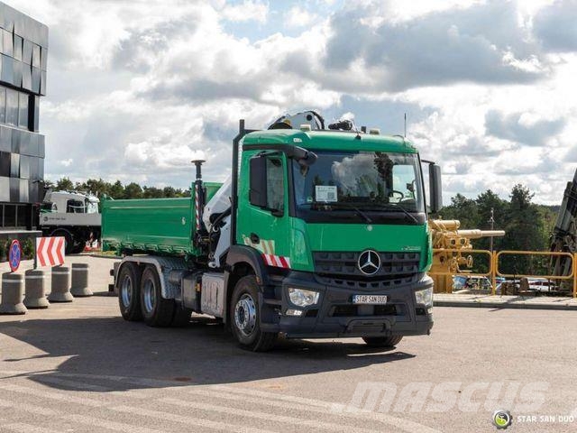Mercedes-Benz Mercedes Arocs 26.40 6x4 Palfinger PK 24001 Cran Autojeřáby, hydraulické ruky