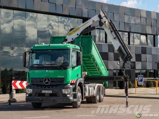 Mercedes-Benz Mercedes Arocs 26.40 6x4 Palfinger PK 24001 Cran Autojeřáby, hydraulické ruky