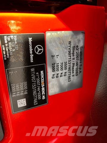 Mercedes-Benz Sprinter 514 CDI/Kipper/AC/3500kg/3 Seats شاحنات قلابة