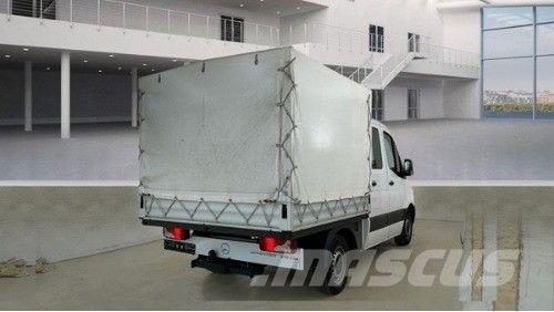 Mercedes-Benz Sprinter 215 CDI 9G DoKa Klima AHK Lastbil - Gardin