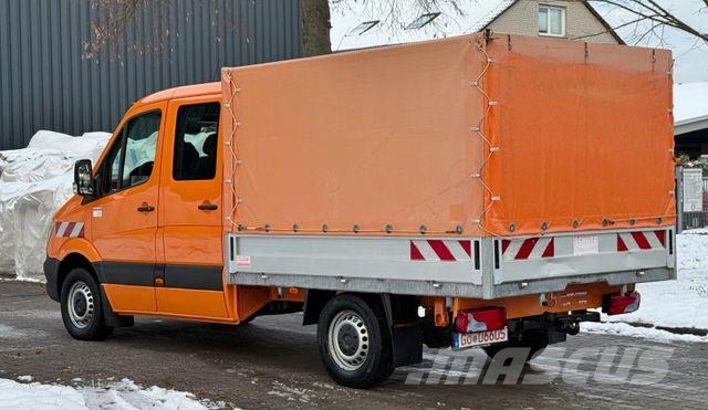 Mercedes-Benz SPRINTER 310 - DoKa - Spriegel - Plane - 142 TKm شاحنات بغطاء جانبي