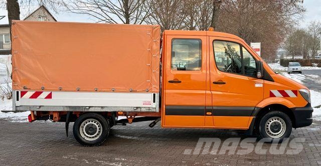 Mercedes-Benz SPRINTER 310 - DoKa - Spriegel - Plane - 142 TKm شاحنات بغطاء جانبي