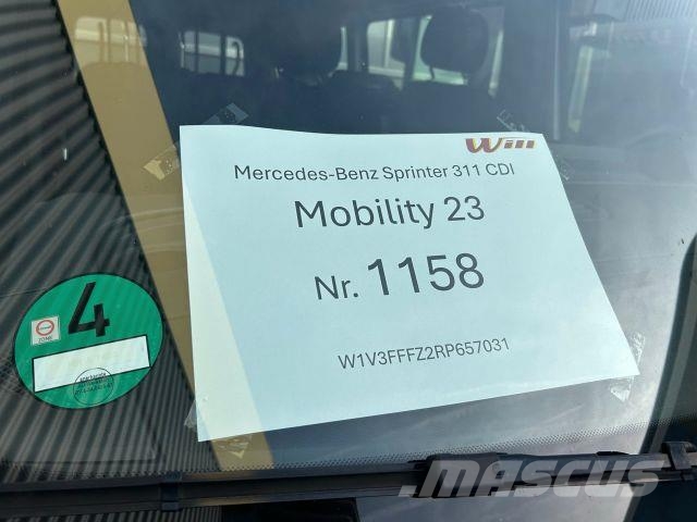 Mercedes-Benz Sprinter 311 Mobility 23 LIFT KLIMAT Rollstuhl Minibuses
