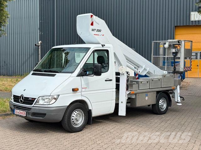 Mercedes-Benz SPRINTER 311 - WUMAG WT 200 - 32 TKm - 1. Hand Pacēlāji uz automašīnas bāzes