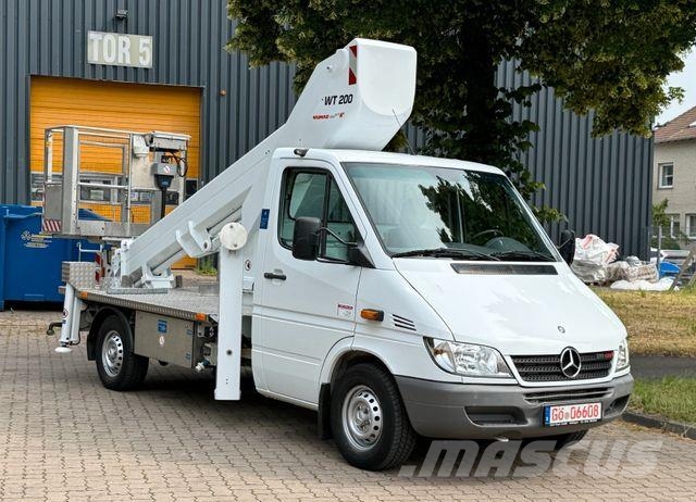 Mercedes-Benz SPRINTER 311 - WUMAG WT 200 - 32 TKm - 1. Hand Pacēlāji uz automašīnas bāzes