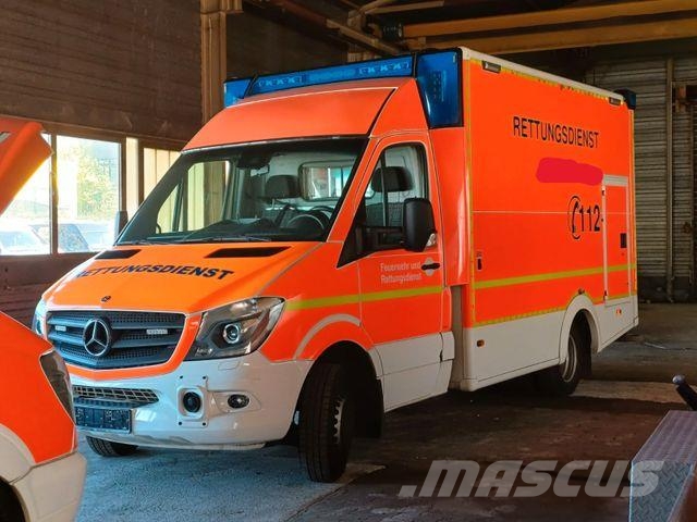 Mercedes-Benz Sprinter 516CDI RTW Rettungswagen WAS Stryker Ātrās palīdzības automašīnas