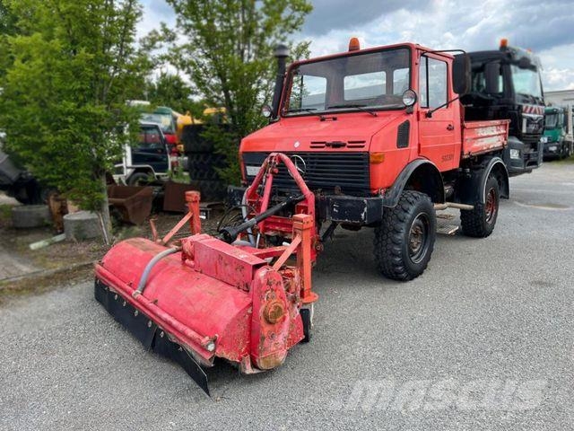 Mercedes-Benz Unimog U 424 2-Achs Allradkipper Front+Heckhydra Kipper