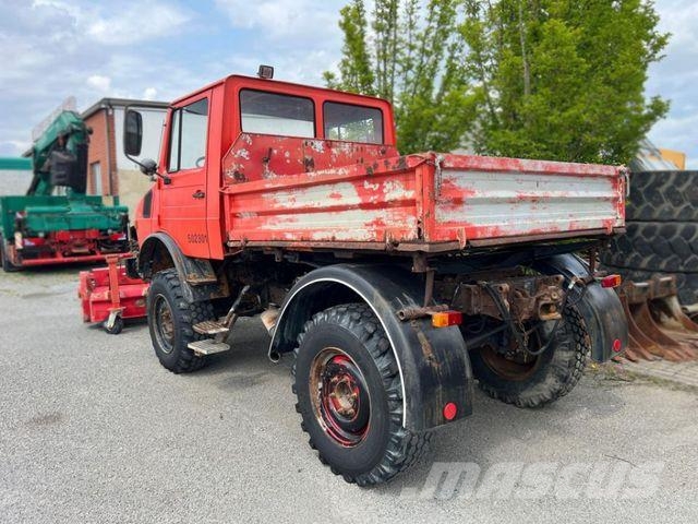 Mercedes-Benz Unimog U 424 2-Achs Allradkipper Front+Heckhydra Kipper