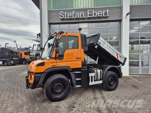 Mercedes-Benz Unimog U423 4x4 Hydrostat Zapfwelle Kipper