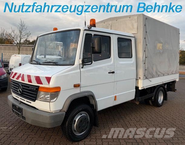 Mercedes-Benz Vario 614 D DoKa PP/ DPF/ LBW 1.0t/ AHK/ Org. KM Lastbil - Gardin