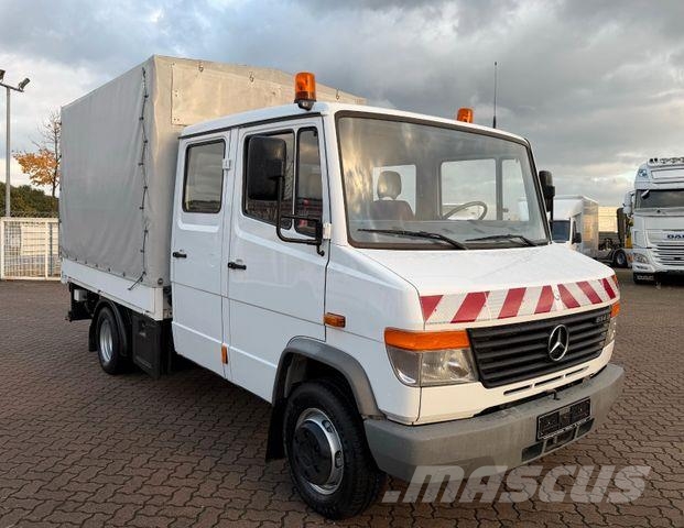 Mercedes-Benz Vario 614 D DoKa PP/ DPF/ LBW 1.0t/ AHK/ Org. KM Lastbil - Gardin